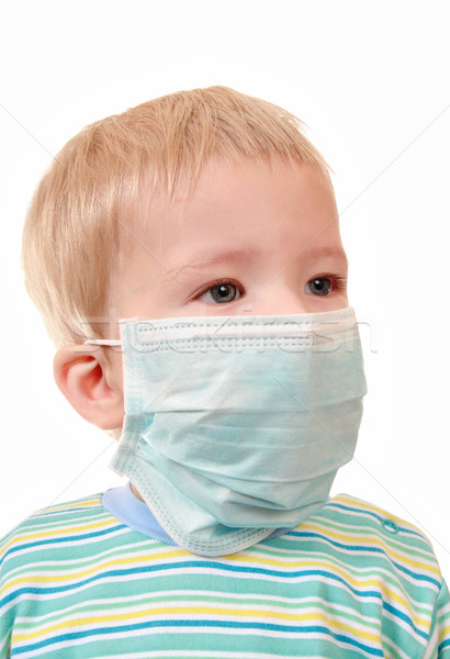 2 years kid in a medical mask  Stock photo © krugloff