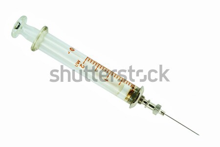 Old syringe Stock photo © krugloff