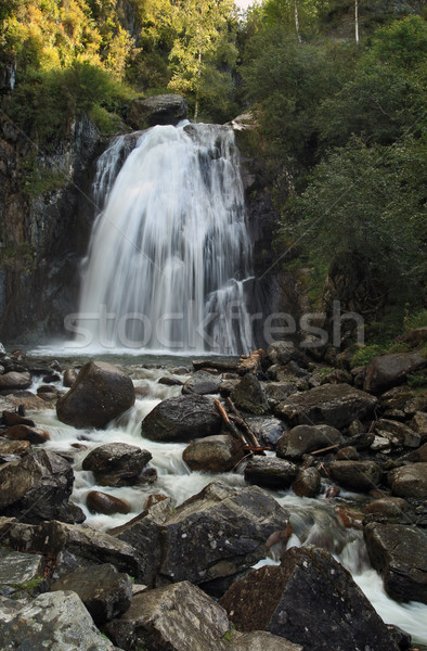 Naturelles eau été montagnes pierres Photo stock © krugloff