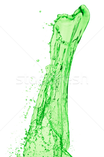 [[stock_photo]]: Vert · liquide · Splash · jus · blanche · fruits