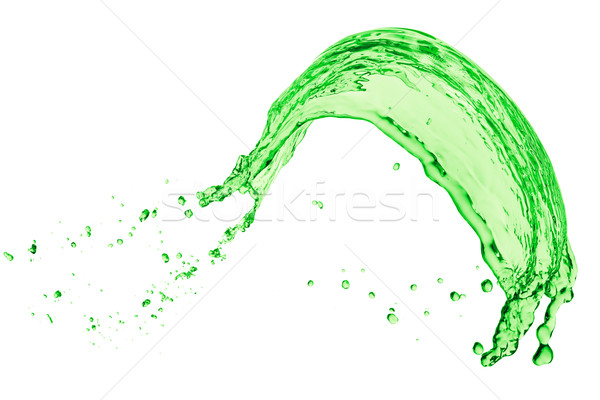 緑 液体 スプラッシュ ジュース 白 フルーツ ストックフォト © kubais