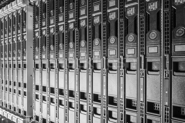 центр обработки данных аппаратных интернет комнату двери сервер Сток-фото © kubais