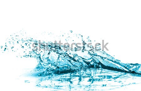 Stock foto: Isoliert · weiß · Hintergrund · trinken · Welle