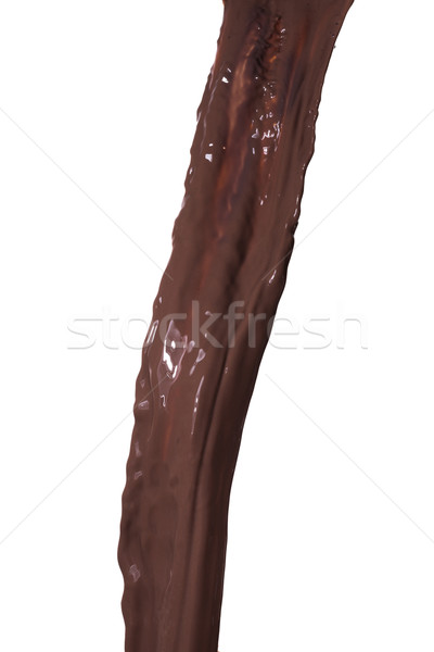 Topit ciocolata neagra întuneric ciocolată izolat Imagine de stoc © kubais