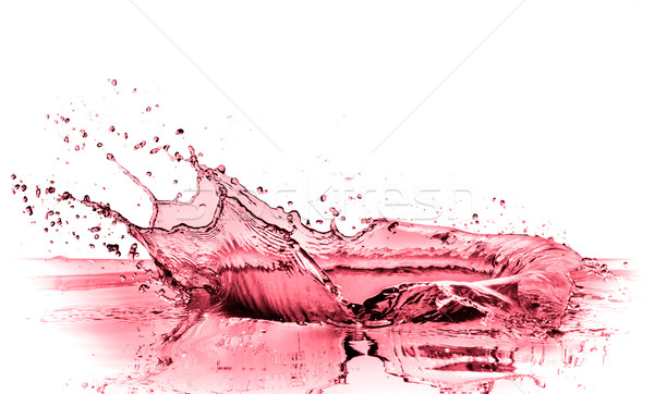 Vino rosso splash isolato bianco vino abstract Foto d'archivio © kubais