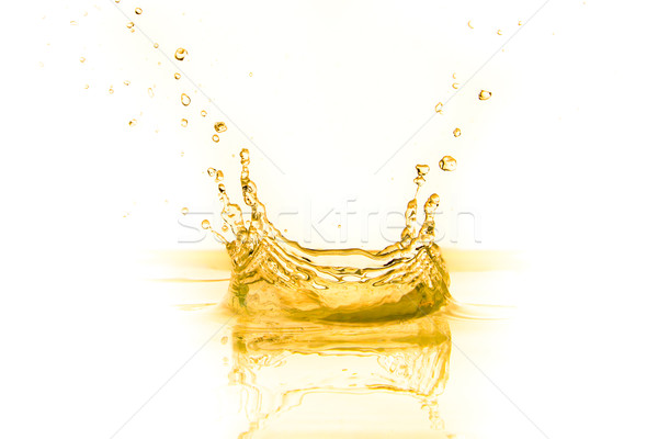 orange juice splash Stock photo © kubais