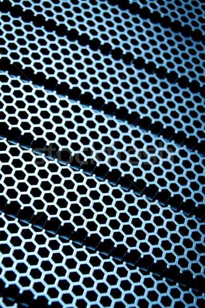 Abstract metallico griglia metal computer tecnologia Foto d'archivio © kubais