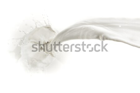 Leite salpico branco comida beber Foto stock © kubais