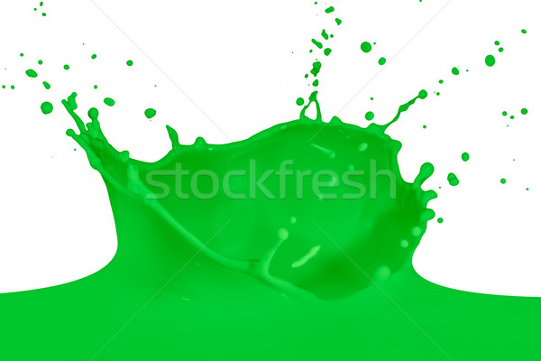 Stock photo: splashing paint