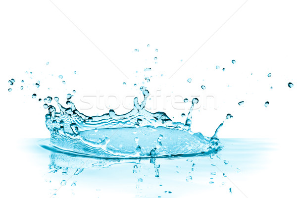 Türkis isoliert weiß Wasser abstrakten Stock foto © kubais