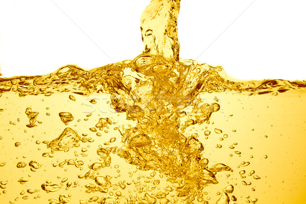 Zomer drinken oranje bubbels water textuur Stockfoto © kubais