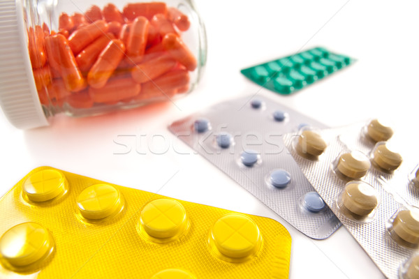 bunch of pills Stock photo © kubais