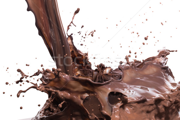 hot chocolate splash Stock photo © kubais