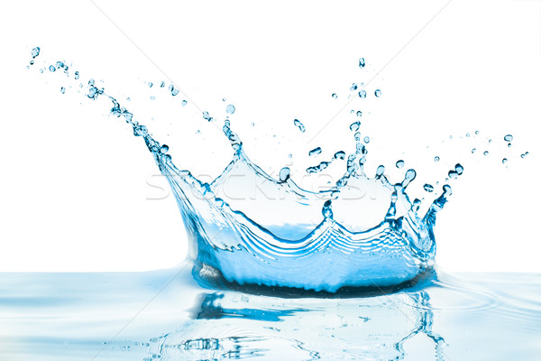 Reflexion Wasser abstrakten Natur blau Stock foto © kubais