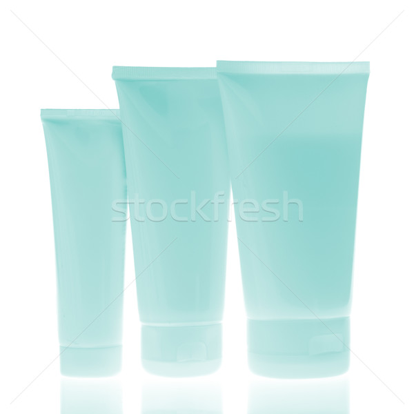 Kozmetikai üvegek szett izolált fehér szépség Stock fotó © kubais
