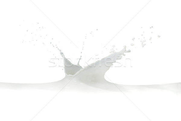 Leche Splash aislado blanco resumen Foto stock © kubais