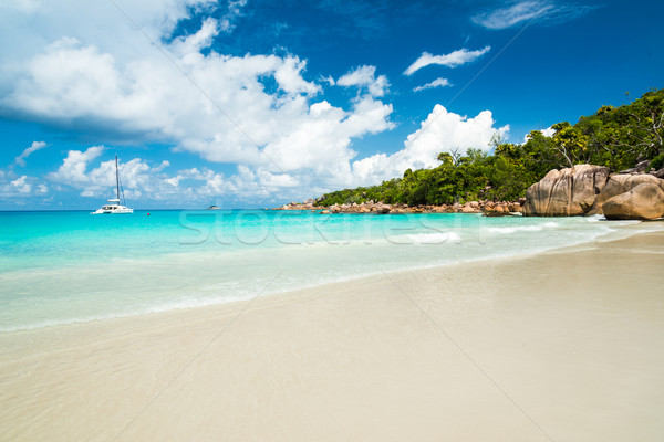 Anse Lazio beach, Praslin island, Seychelles Stock photo © kubais