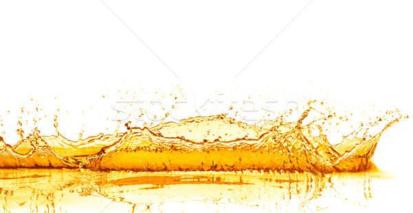 Succo d'arancia splash isolato bianco alimentare frutta Foto d'archivio © kubais