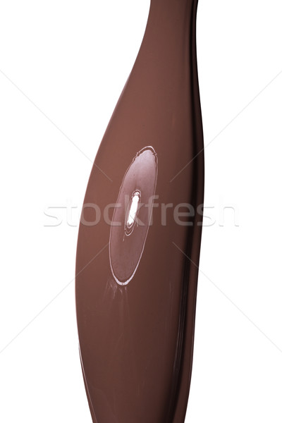 Fondu chocolat noir sombre chocolat isolé [[stock_photo]] © kubais