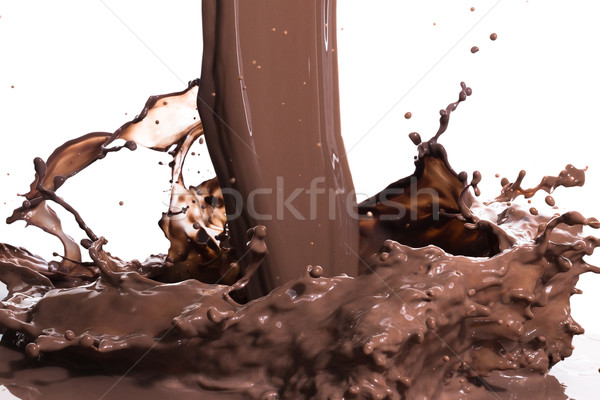 hot chocolate splash Stock photo © kubais