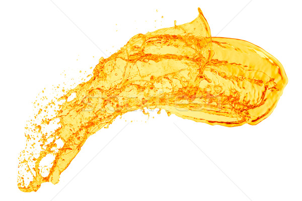 Orangensaft splash weiß Essen Obst orange Stock foto © kubais