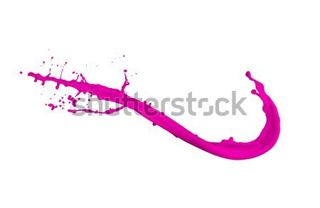 пурпурный краской всплеск изолированный белый цвета Сток-фото © kubais