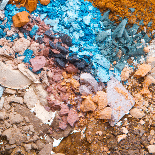 set of multicolor crushed eyeshadows Stock photo © kubais