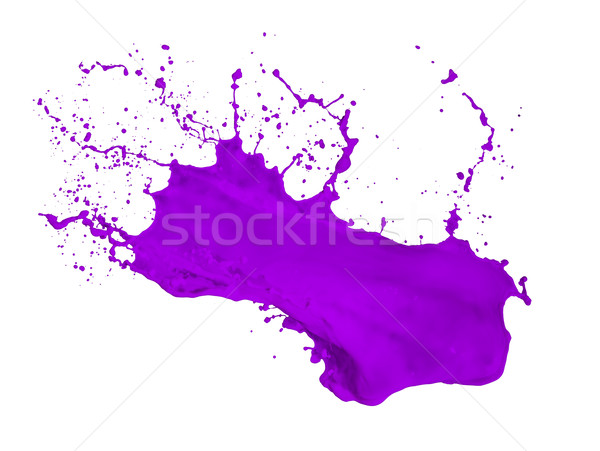 purple paint splash Stock photo © kubais