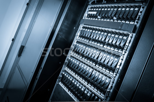 Data center calculator Internet tehnologie serverul Imagine de stoc © kubais