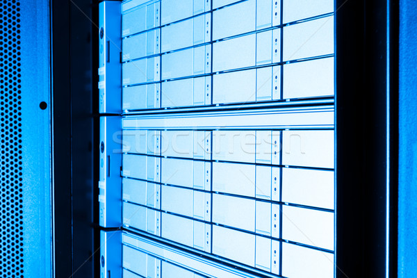 Adatközpont hardver internet szoba ajtó szerver Stock fotó © kubais