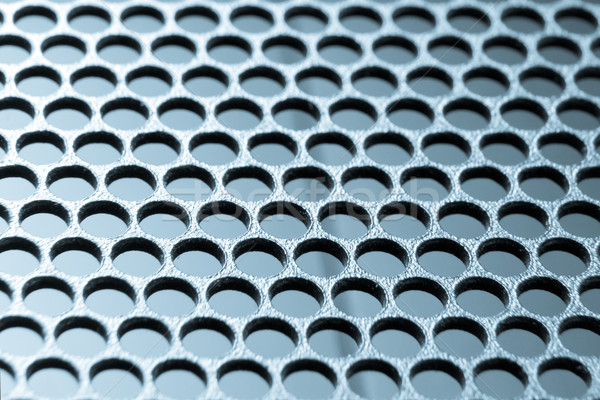 Abstract metallico griglia metal computer tecnologia Foto d'archivio © kubais