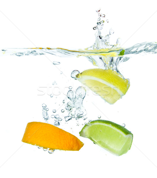 citrus fruit splashing Stock photo © kubais