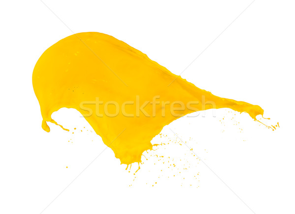 yellow paint splash Stock photo © kubais