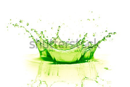 Kalk trinken splash weiß Obst Hintergrund Stock foto © kubais