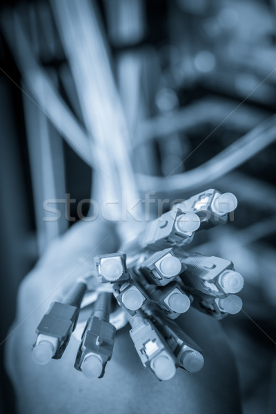 optic fiber cables  Stock photo © kubais