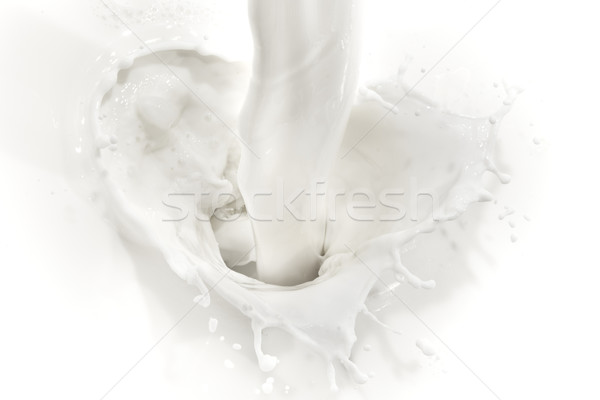 Zdjęcia stock: Mleka · splash · biały · żywności · pić