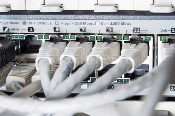 Ağ kablolar ethernet Stok fotoğraf © kubais