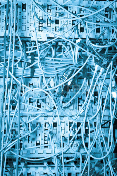 網絡 中心 概念 基礎設施 電纜 業務 商業照片 © kubais