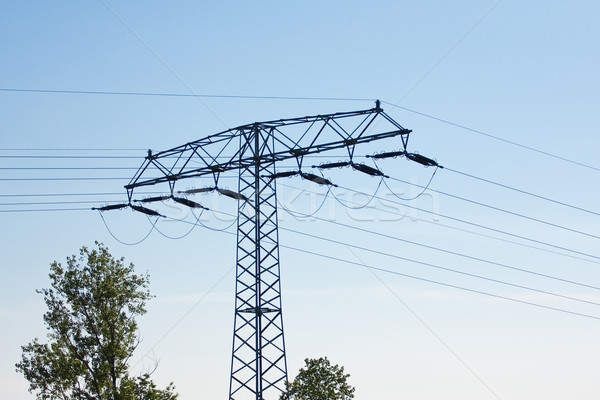 electircal powerlines Stock photo © kubais
