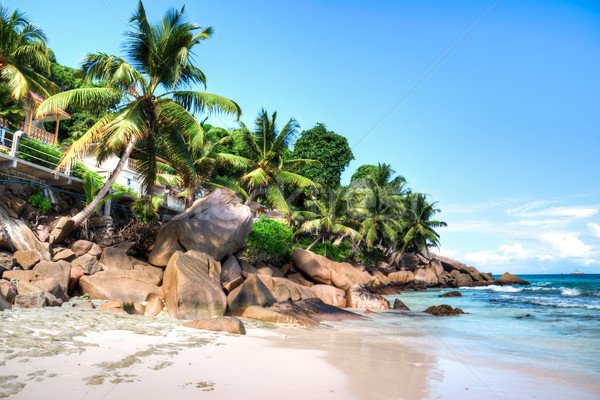 Stock photo: beach on Seychelles