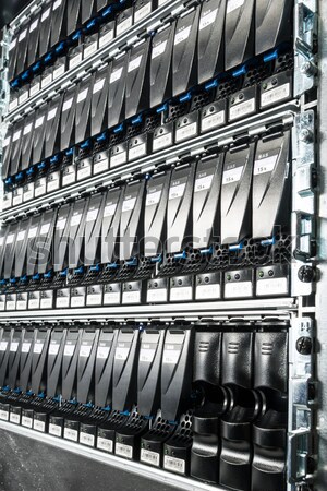 Centro de datos primer plano Internet tecnología servidor red Foto stock © kubais