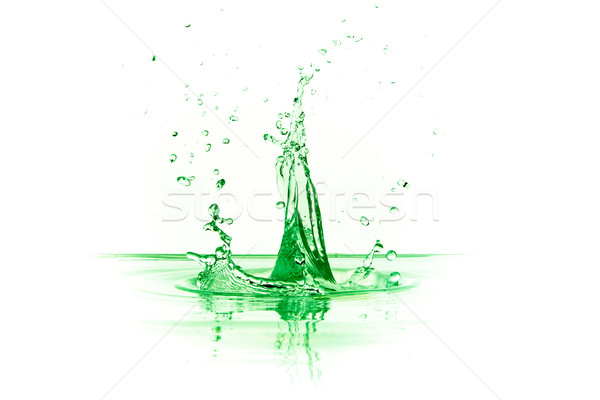 green liquid splash Stock photo © kubais