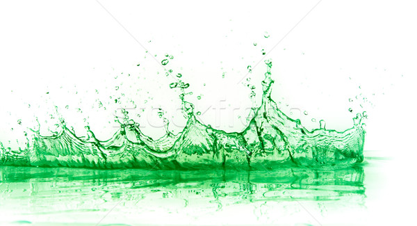 green liquid splash Stock photo © kubais