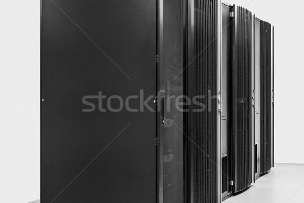 Reţea serverul cameră afaceri calculator Internet Imagine de stoc © kubais