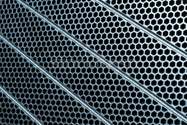 Stock photo: abstract metallic grid