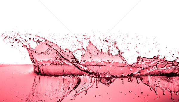 splashing red wine Stock photo © kubais