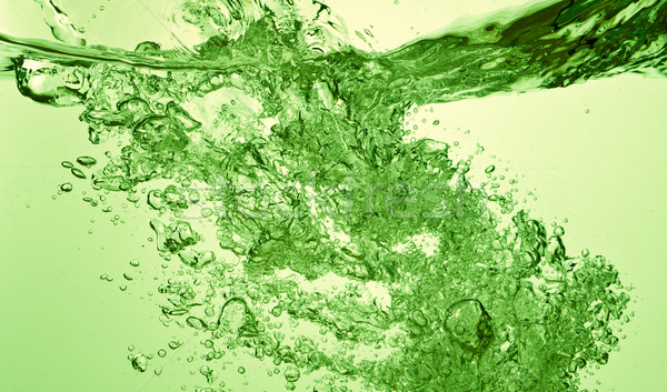 Zomer drinken groene soda bubbels water Stockfoto © kubais