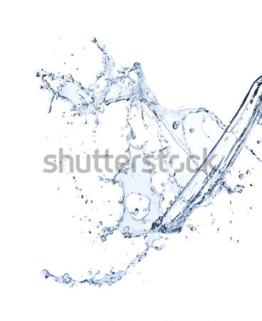 Stock photo: turquoise water splash