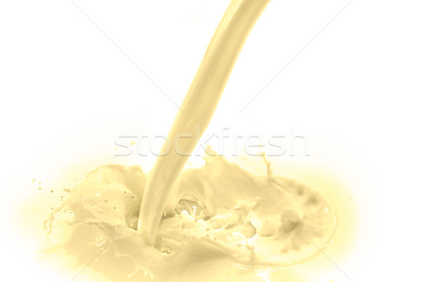 Baunilha beber leite branco comida Foto stock © kubais