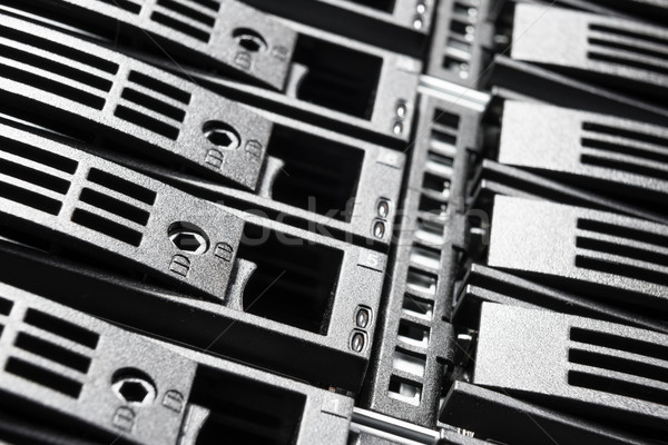 Adatközpont közelkép internet technológia szerver hálózat Stock fotó © kubais
